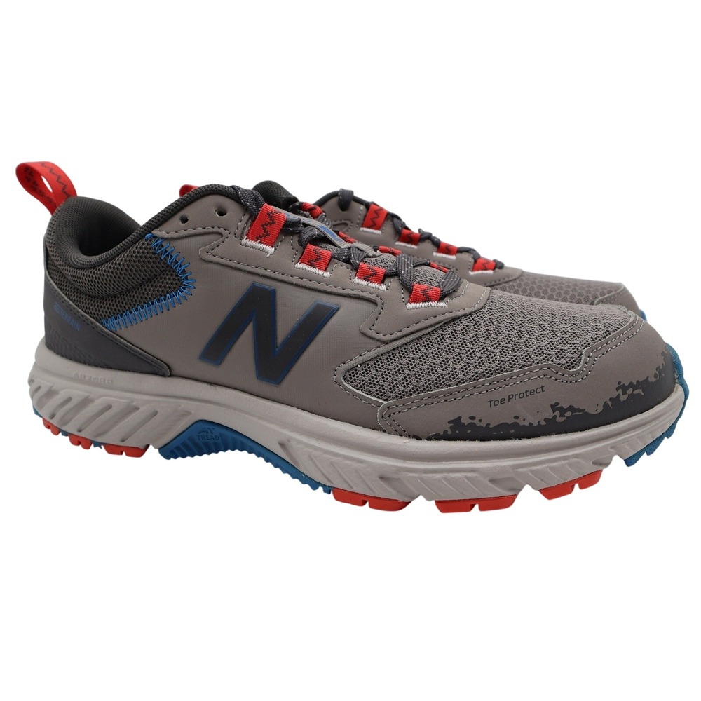 New Balance 510 v5 Trail Running Shoes Mens 10.5 Grey Blue MT510LG5 All Terrain